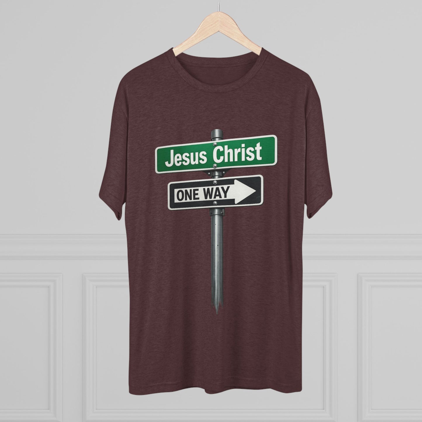 Jesus is The Way Unisex Tri-Blend Crew Tee