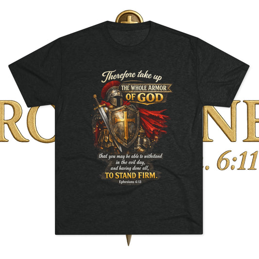 Armor of God Unisex Tri-Blend Crew Tee