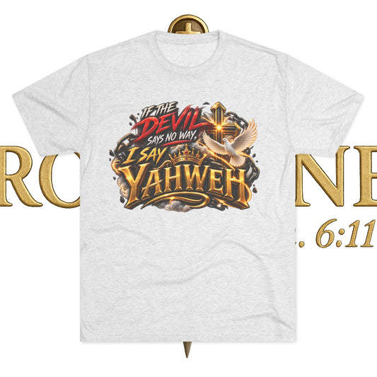 Vintage Yahweh Unisex Tri-Blend Crew Tee