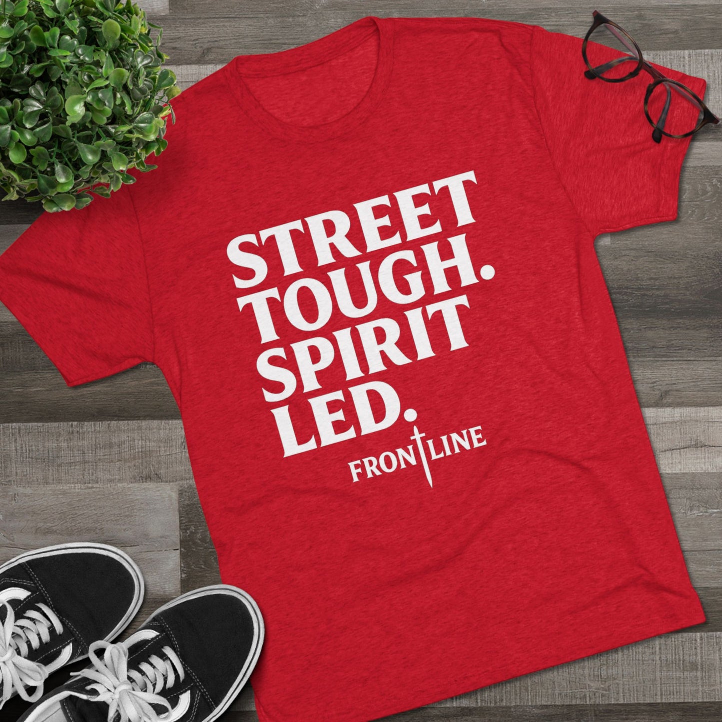 Street Tough Unisex Tri-Blend Crew Tee