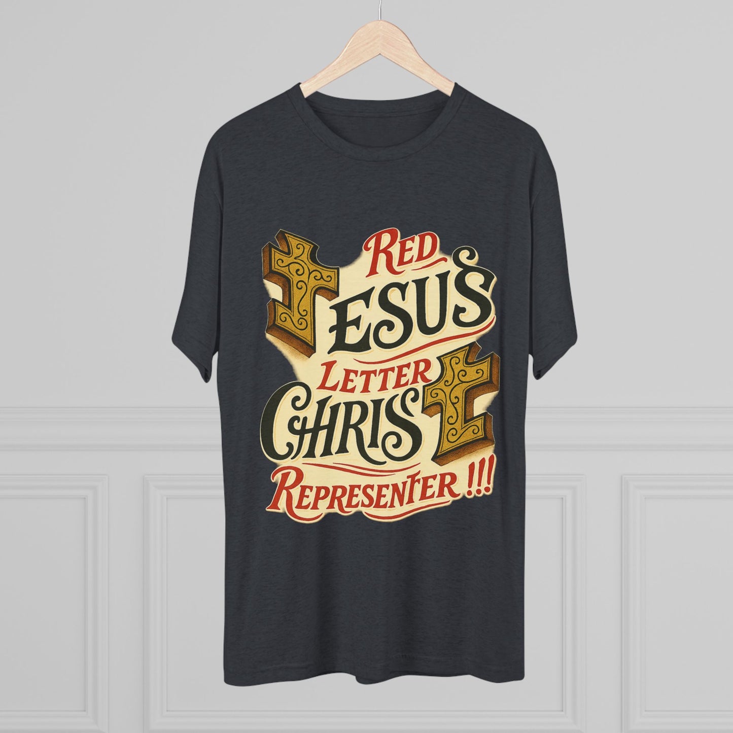 Red Letter Unisex Tri-Blend Crew Tee