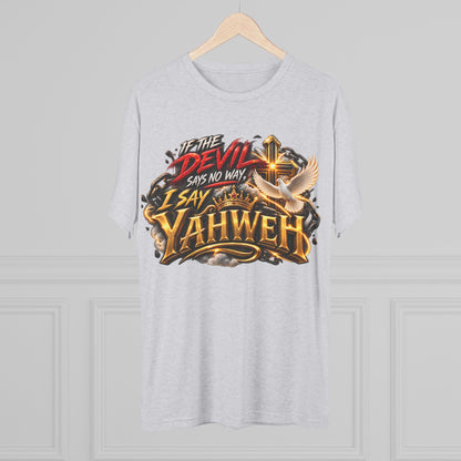Vintage Yahweh Unisex Tri-Blend Crew Tee