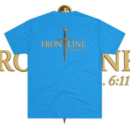 Saved but Not Soft Unisex Tri-Blend Crew Tee