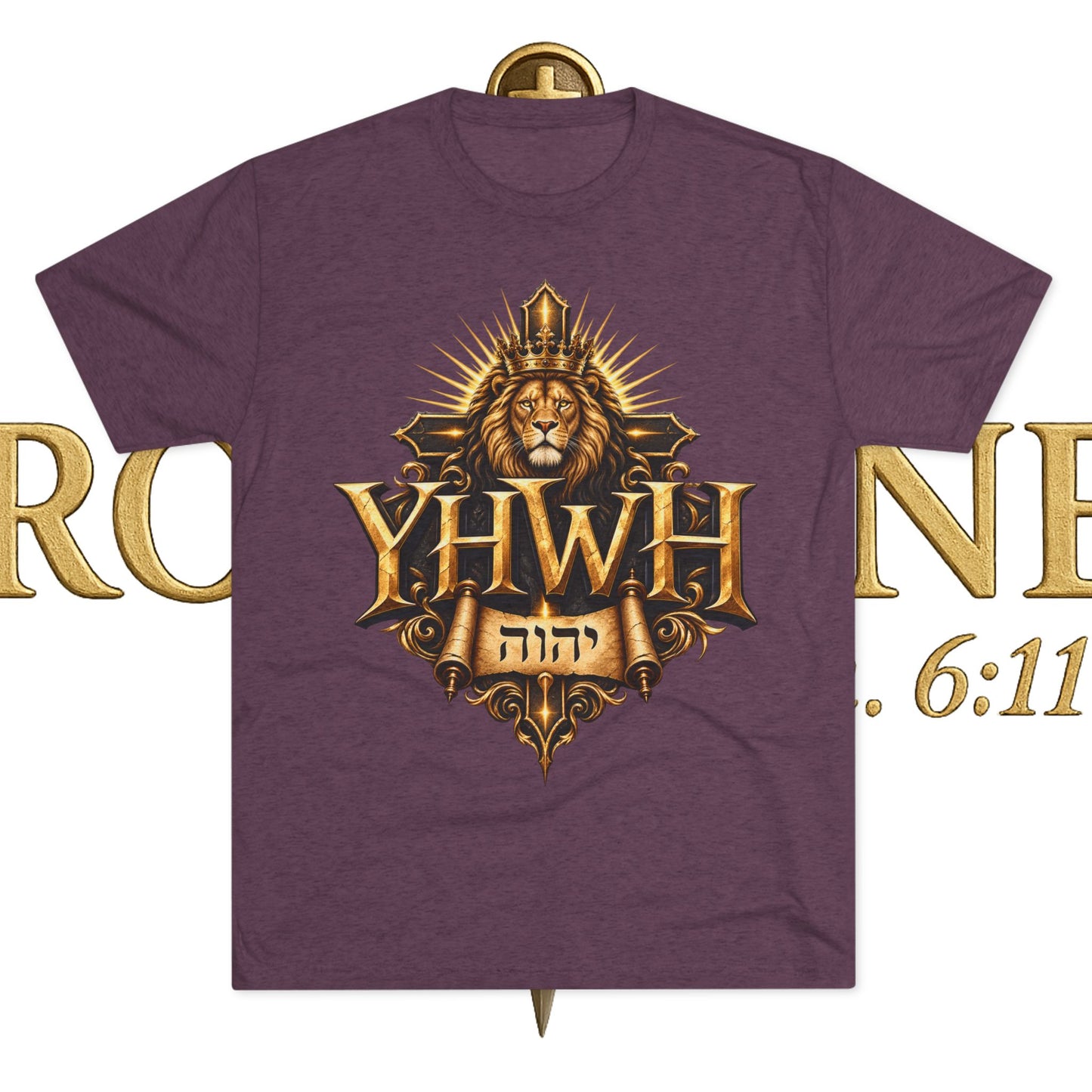 YHWH Unisex Tri-Blend Crew Tee