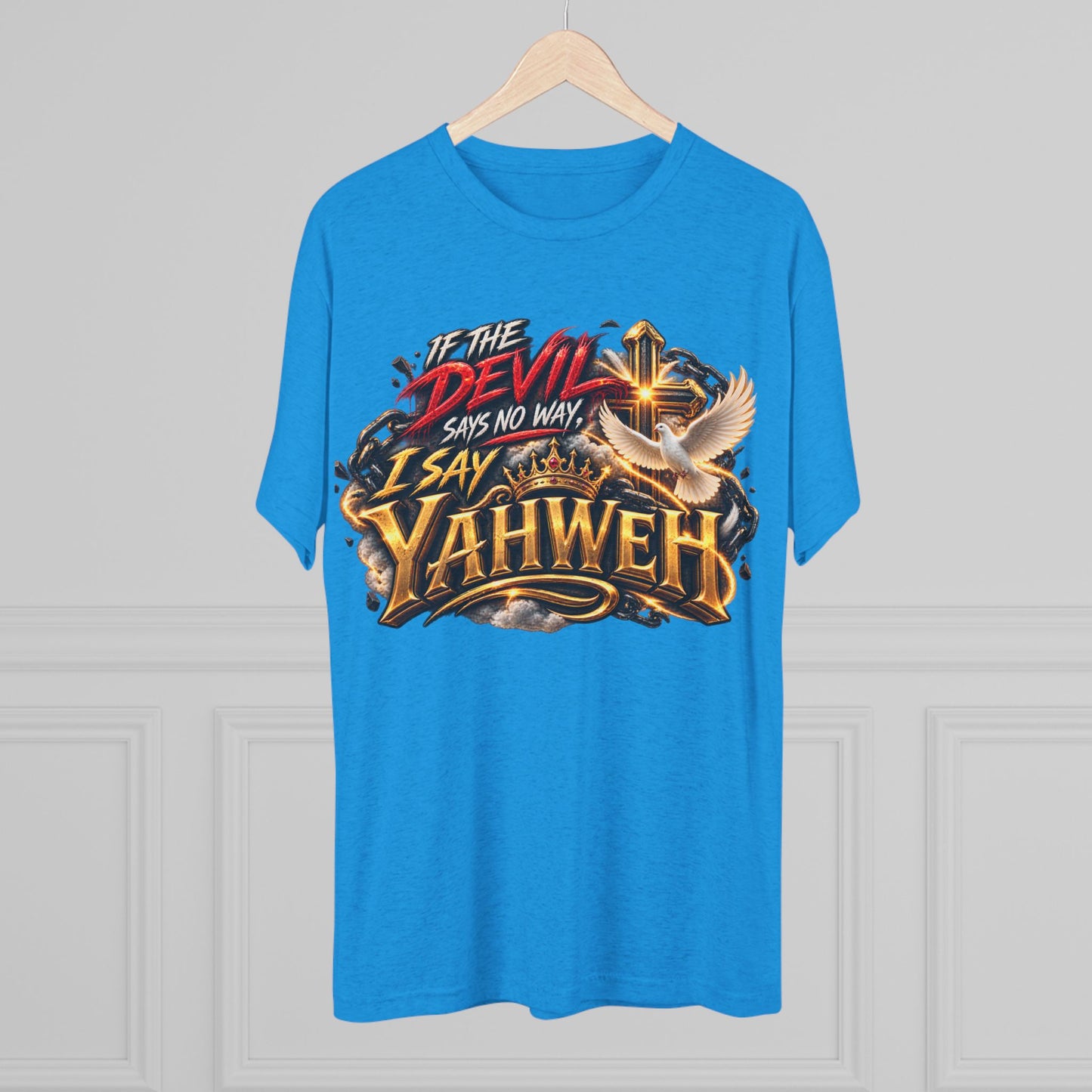 Vintage Yahweh Unisex Tri-Blend Crew Tee