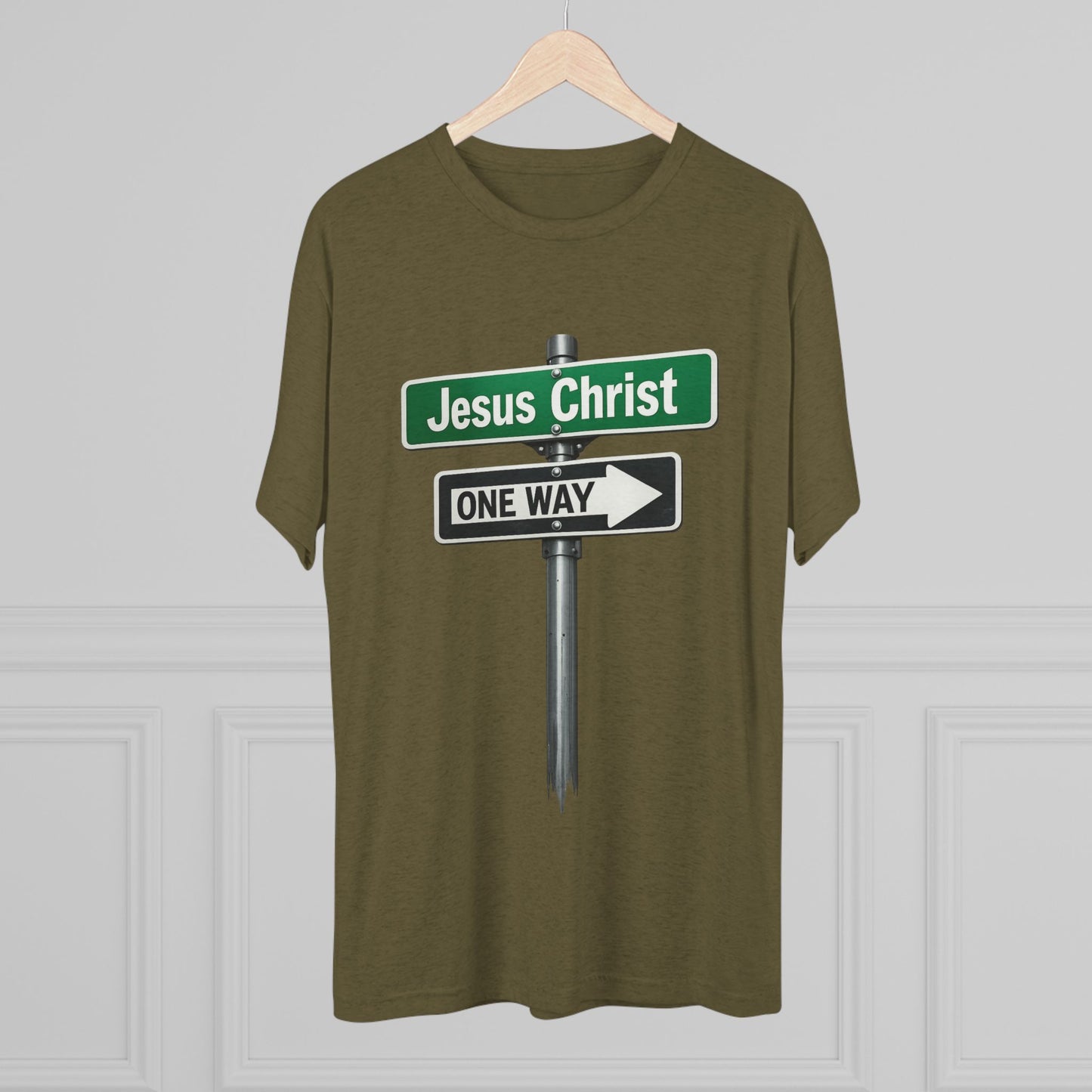 Jesus is The Way Unisex Tri-Blend Crew Tee