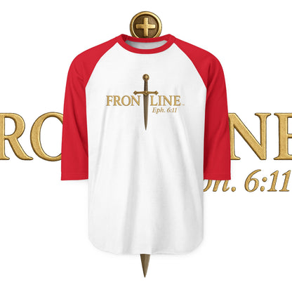 Unisex Frontline Three-Quarter Sleeve Raglan Shirt
