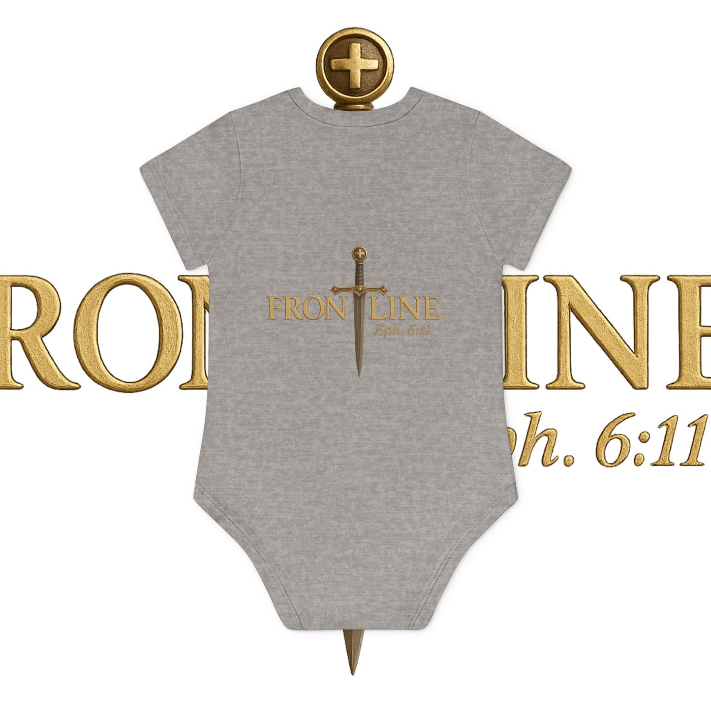 Baby Jesus Saves Organic Short Sleeve Bodysuit