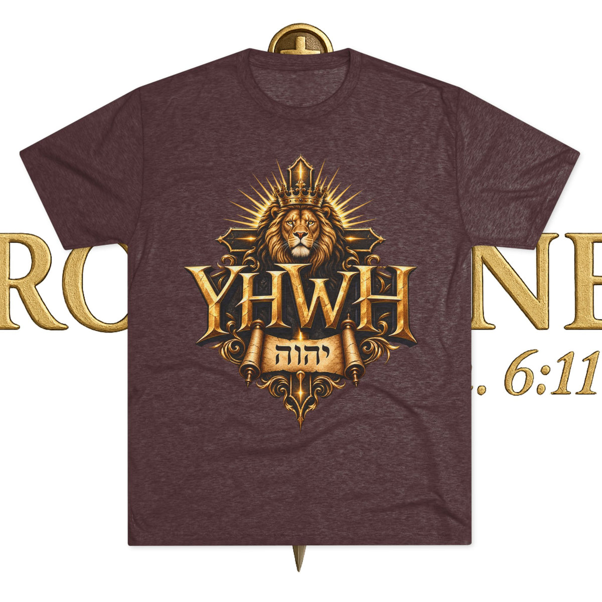 YHWH Unisex Tri-Blend Crew Tee
