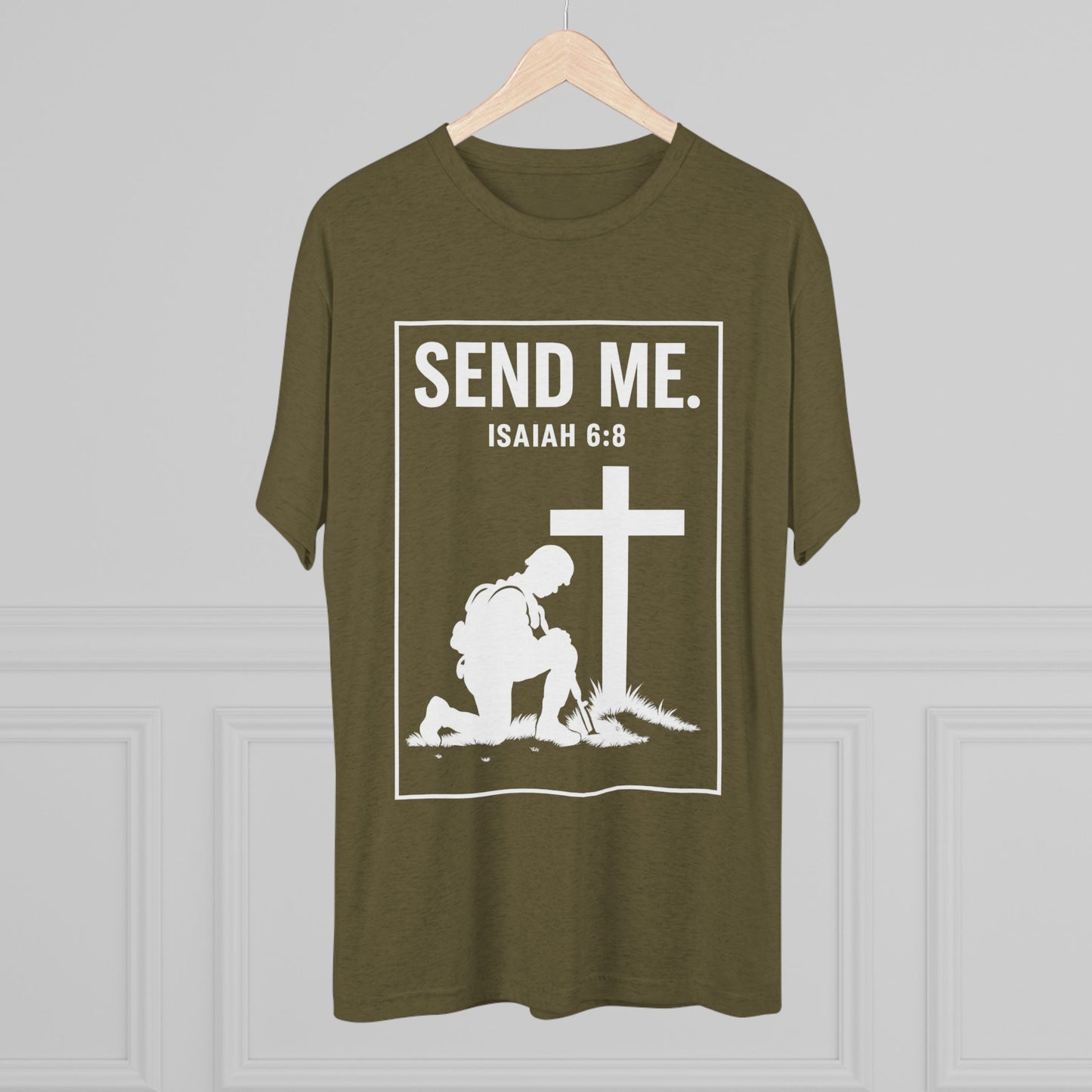 Send Me Unisex Tri-Blend Crew Tee