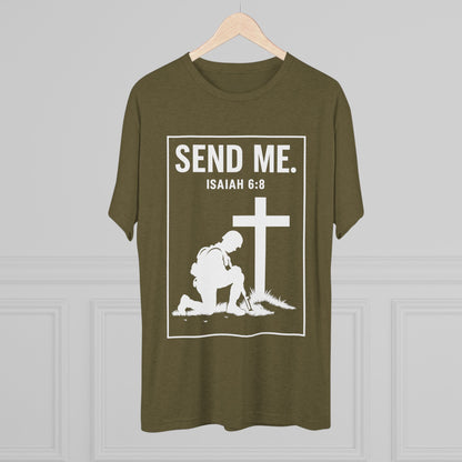 Send Me Unisex Tri-Blend Crew Tee
