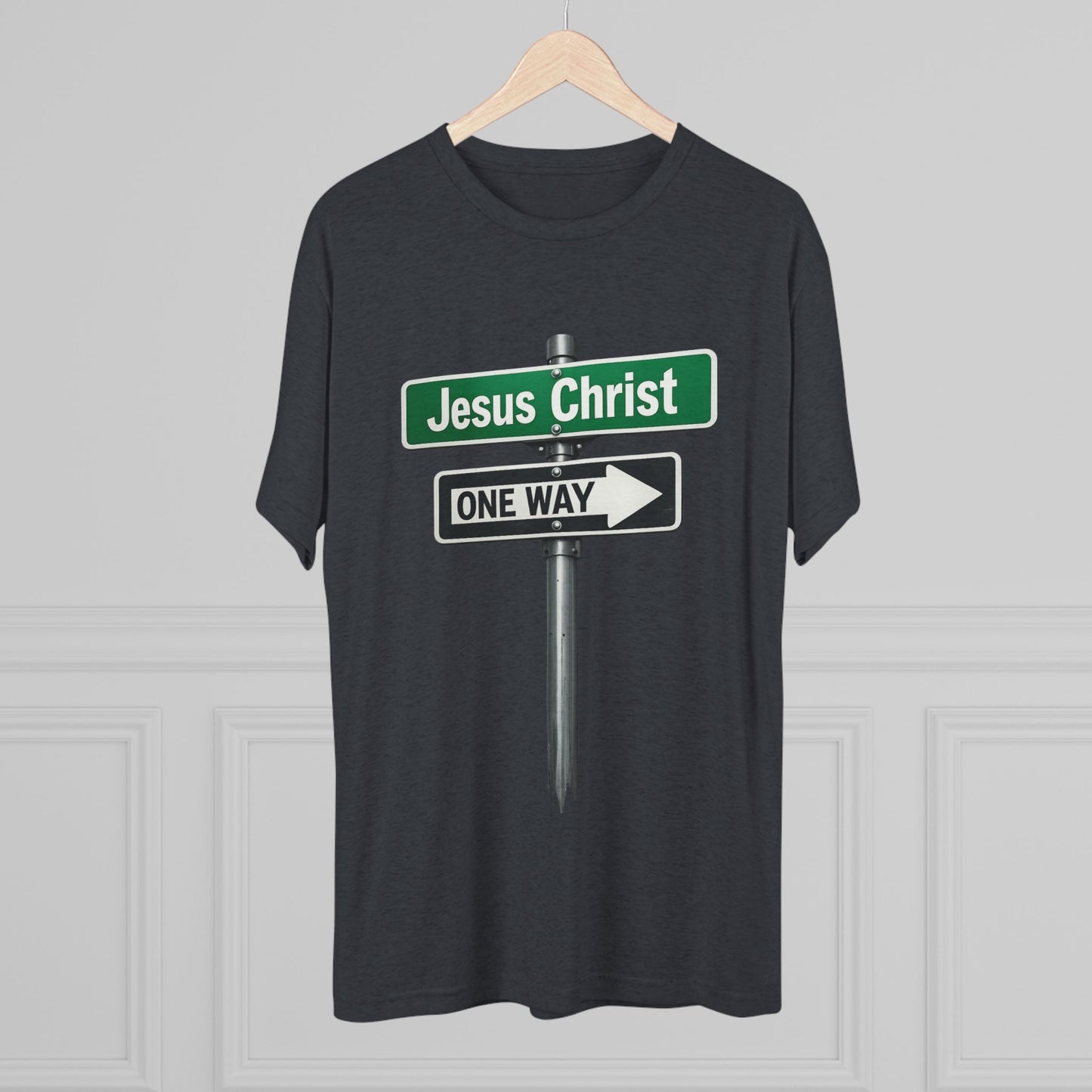 Jesus is The Way Unisex Tri-Blend Crew Tee