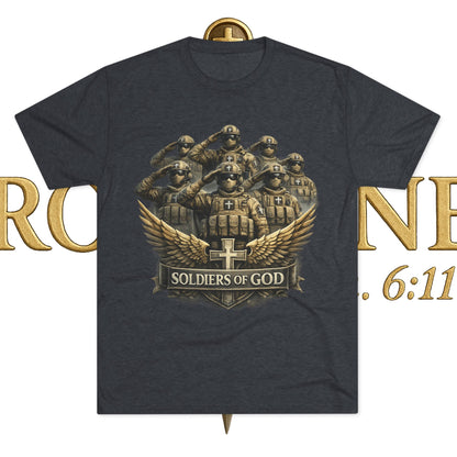 Salute Unisex Tri-Blend Crew Tee