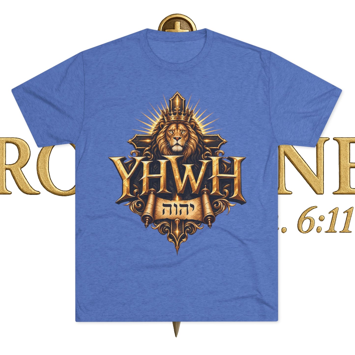 YHWH Unisex Tri-Blend Crew Tee