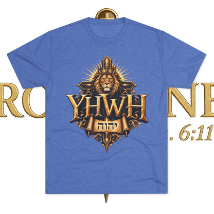 YHWH Unisex Tri-Blend Crew Tee
