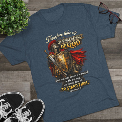 Armor of God Unisex Tri-Blend Crew Tee