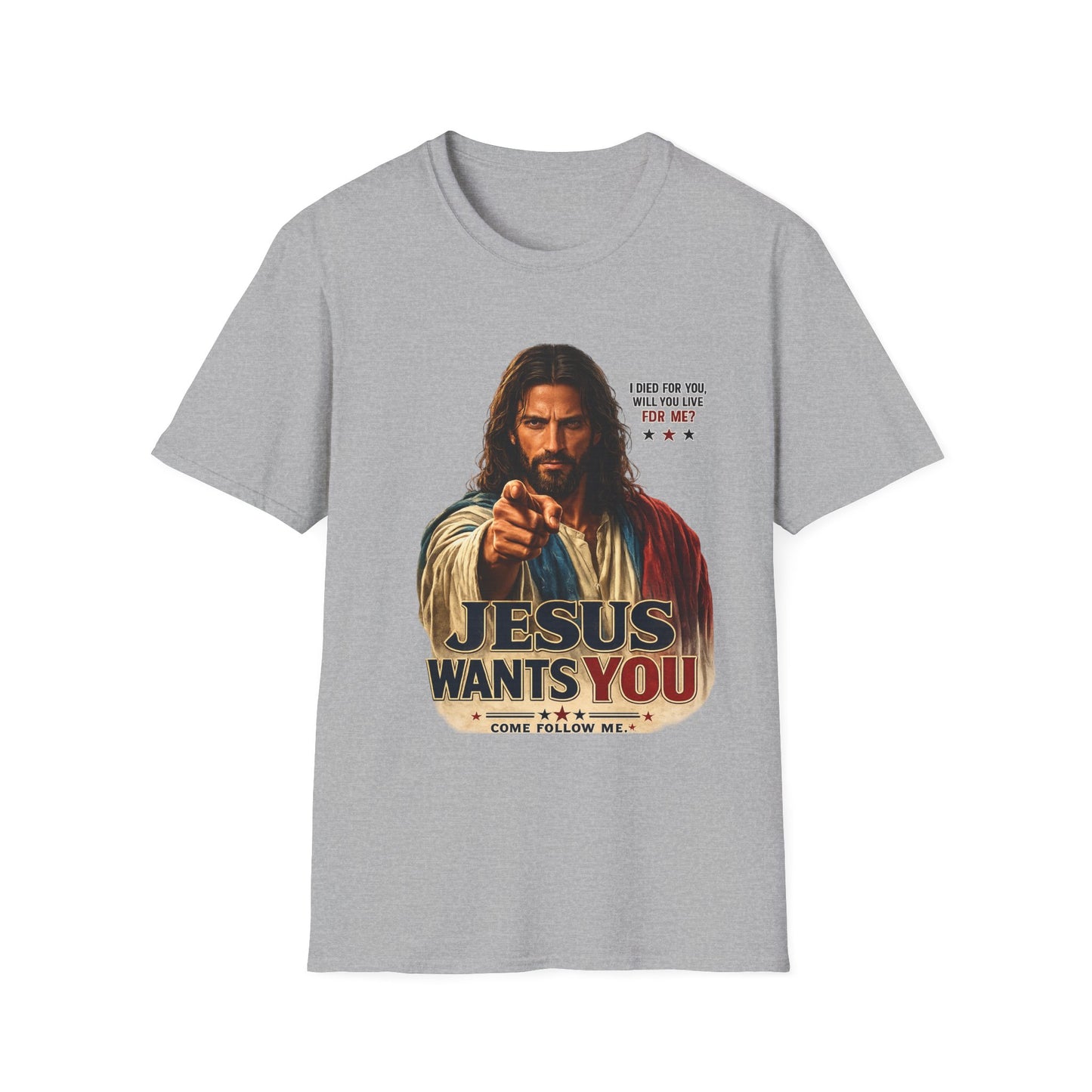 Jesus Wants You Unisex Softstyle T-Shirt