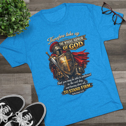 Armor of God Unisex Tri-Blend Crew Tee