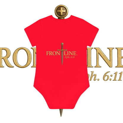 Baby Jesus Saves Organic Short Sleeve Bodysuit