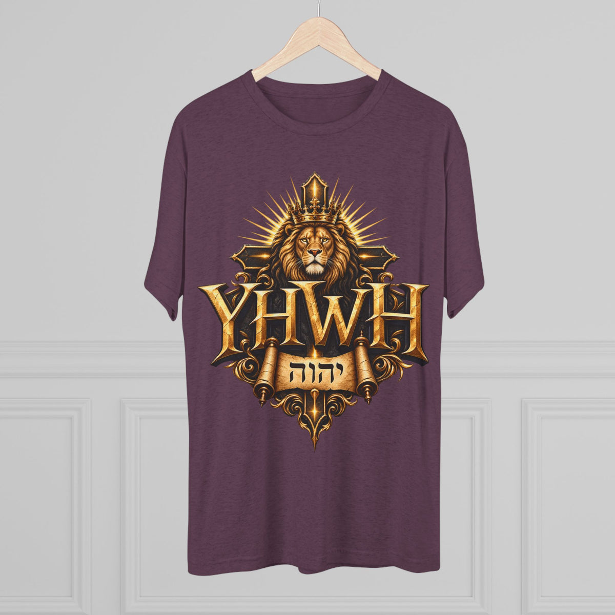 YHWH Unisex Tri-Blend Crew Tee