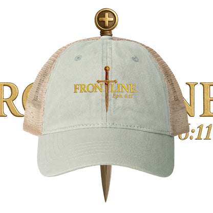 Frontline Women's Washed Mesh-Back Cap