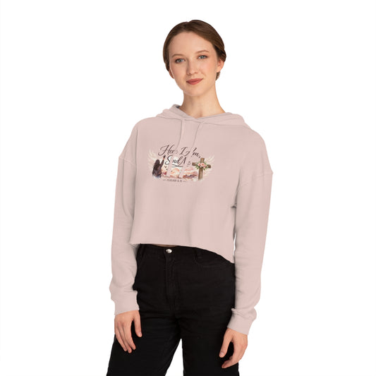 Send Me Women’s Cropped Hooded Sweatshirt