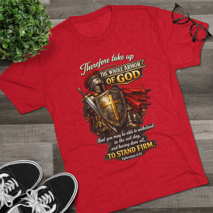 Armor of God Unisex Tri-Blend Crew Tee