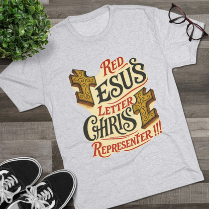 Red Letter Unisex Tri-Blend Crew Tee