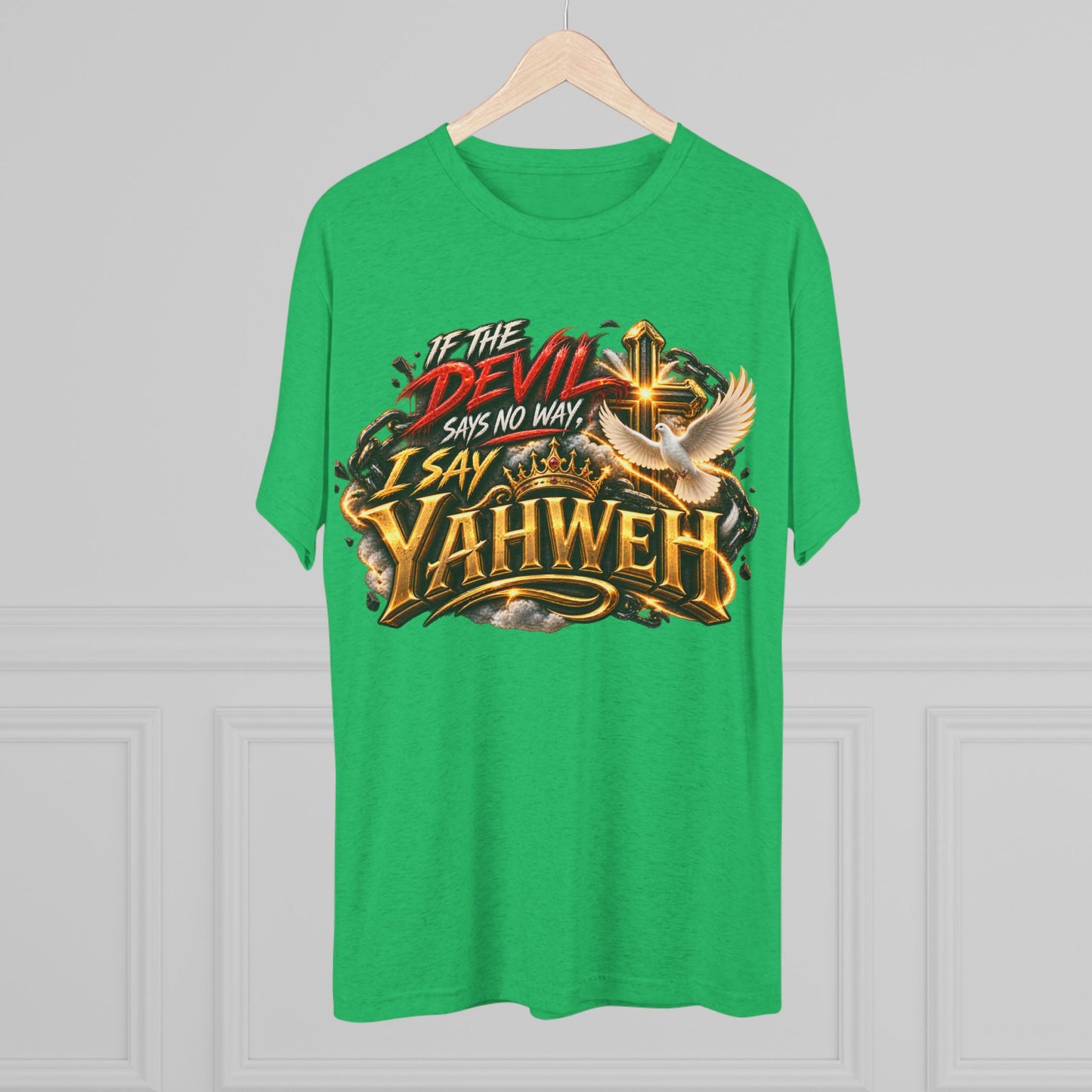 Vintage Yahweh Unisex Tri-Blend Crew Tee