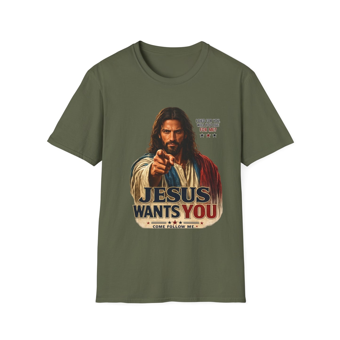 Jesus Wants You Unisex Softstyle T-Shirt