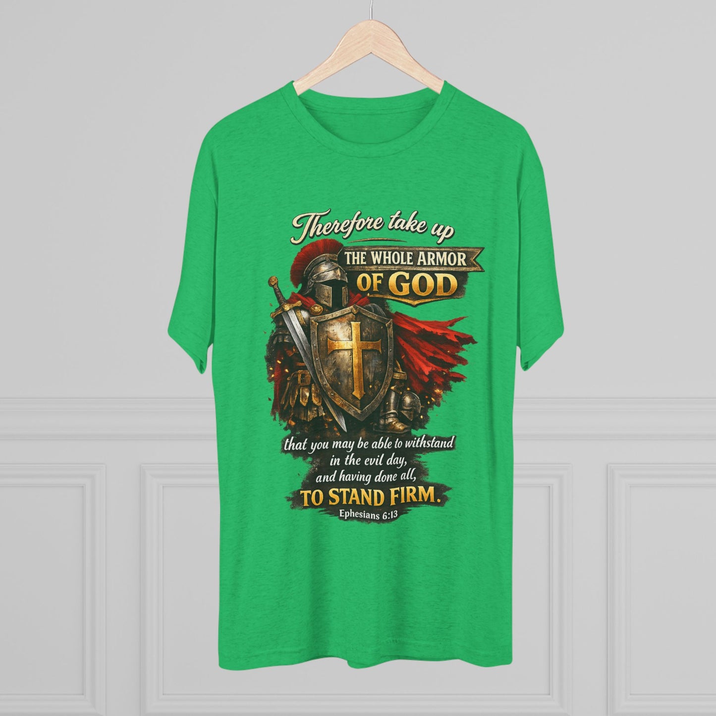 Armor of God Unisex Tri-Blend Crew Tee