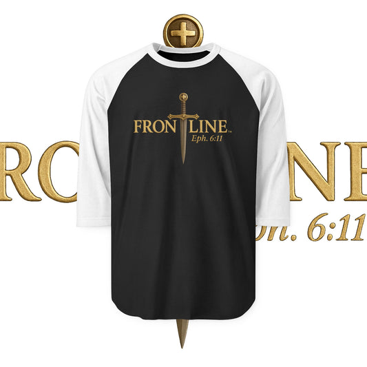 Unisex Frontline Three-Quarter Sleeve Raglan Shirt