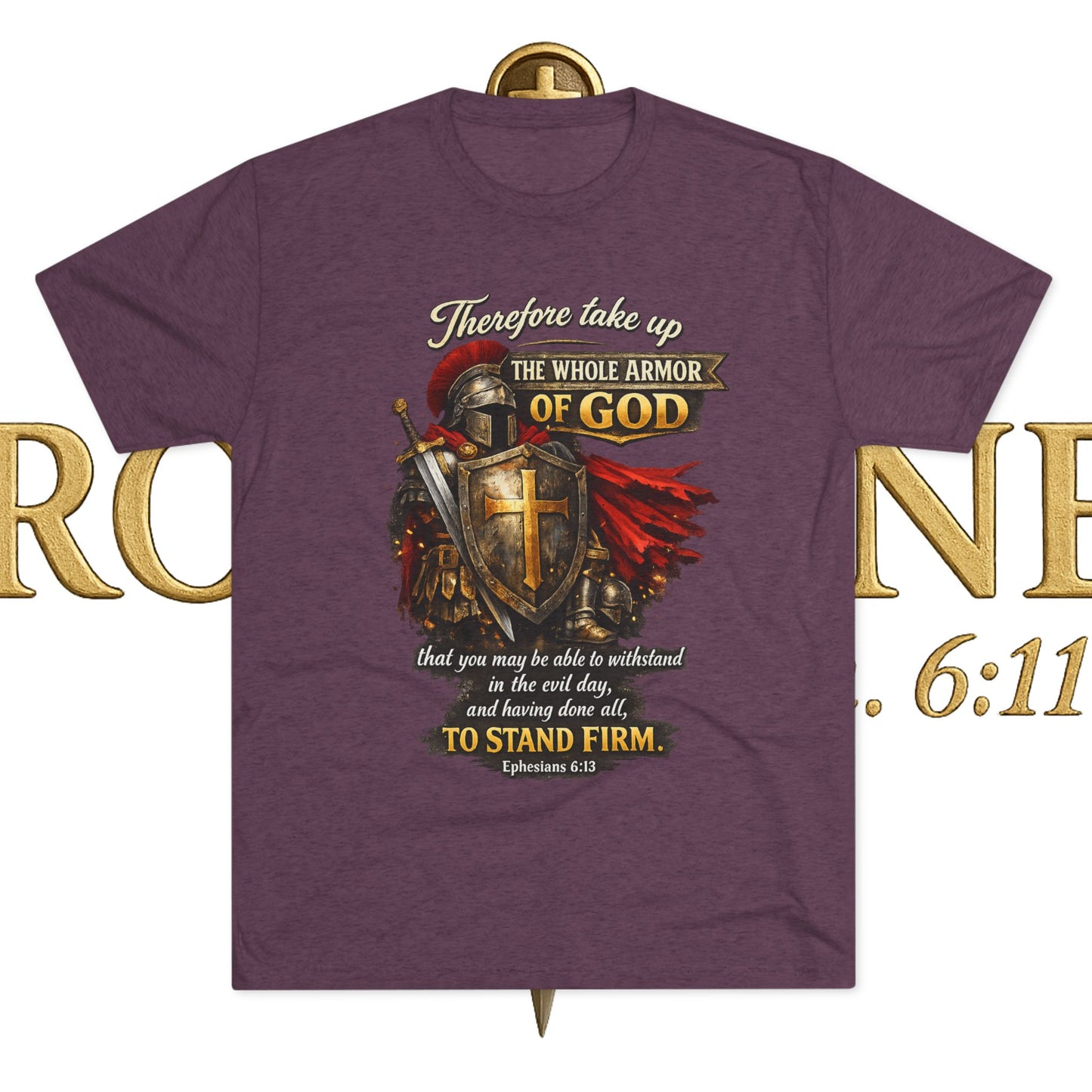 Armor of God Unisex Tri-Blend Crew Tee