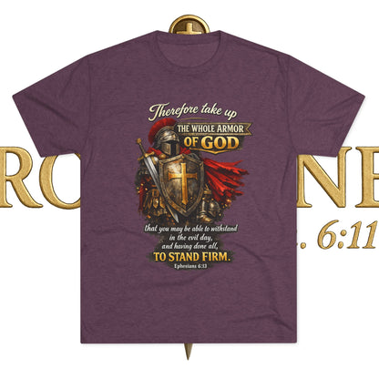 Armor of God Unisex Tri-Blend Crew Tee