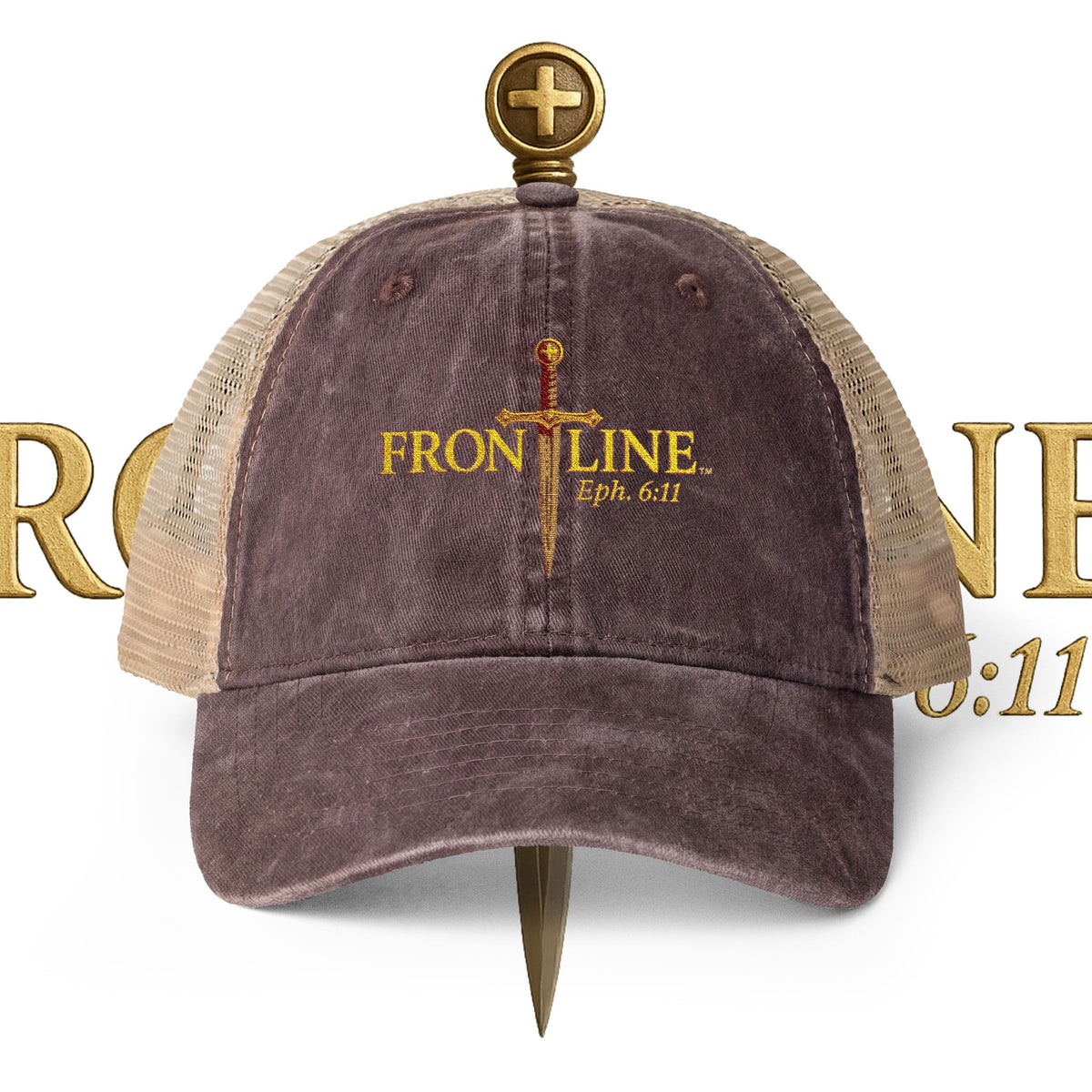 Frontline Women's Washed Mesh-Back Cap