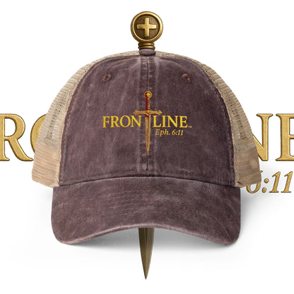 Frontline Women's Washed Mesh-Back Cap