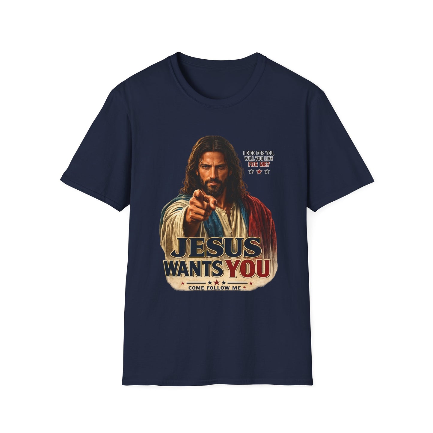 Jesus Wants You Unisex Softstyle T-Shirt