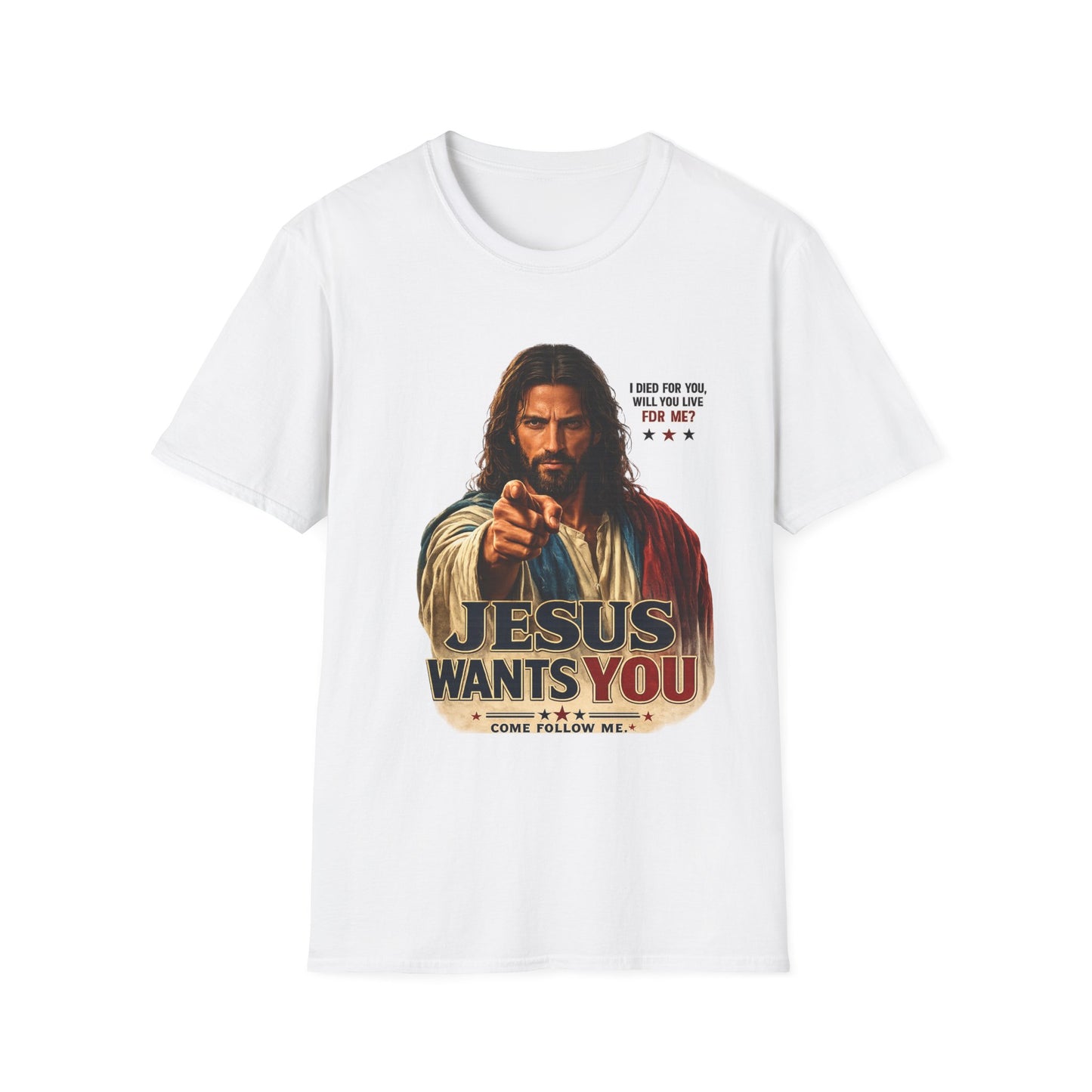 Jesus Wants You Unisex Softstyle T-Shirt