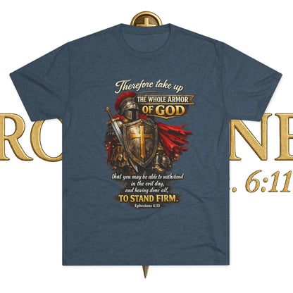 Armor of God Unisex Tri-Blend Crew Tee