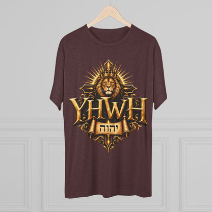 YHWH Unisex Tri-Blend Crew Tee