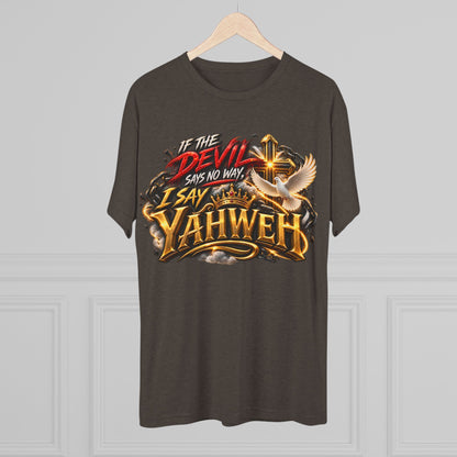 Vintage Yahweh Unisex Tri-Blend Crew Tee