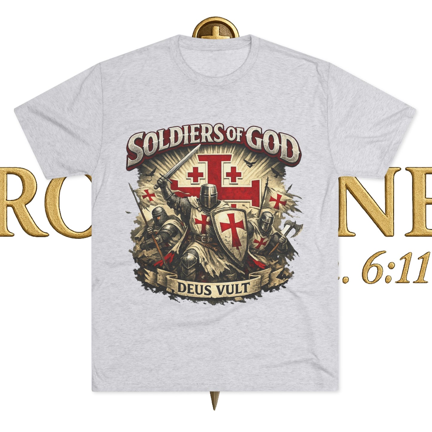 Templar Unisex Tri-Blend Crew Tee