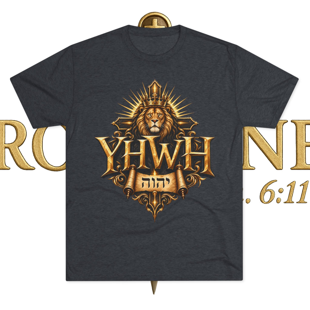 YHWH Unisex Tri-Blend Crew Tee
