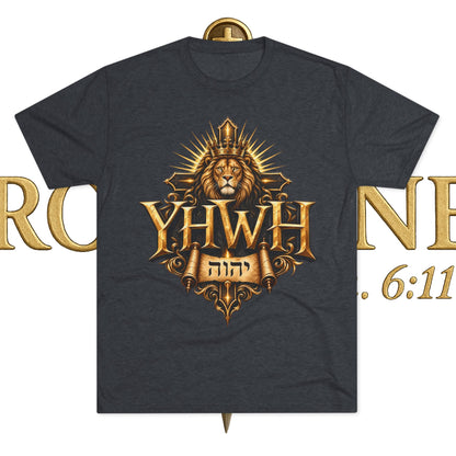 YHWH Unisex Tri-Blend Crew Tee