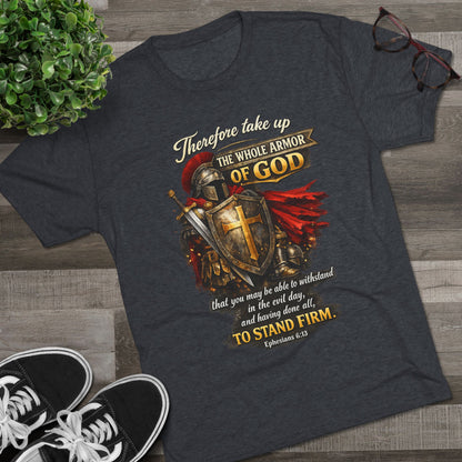 Armor of God Unisex Tri-Blend Crew Tee