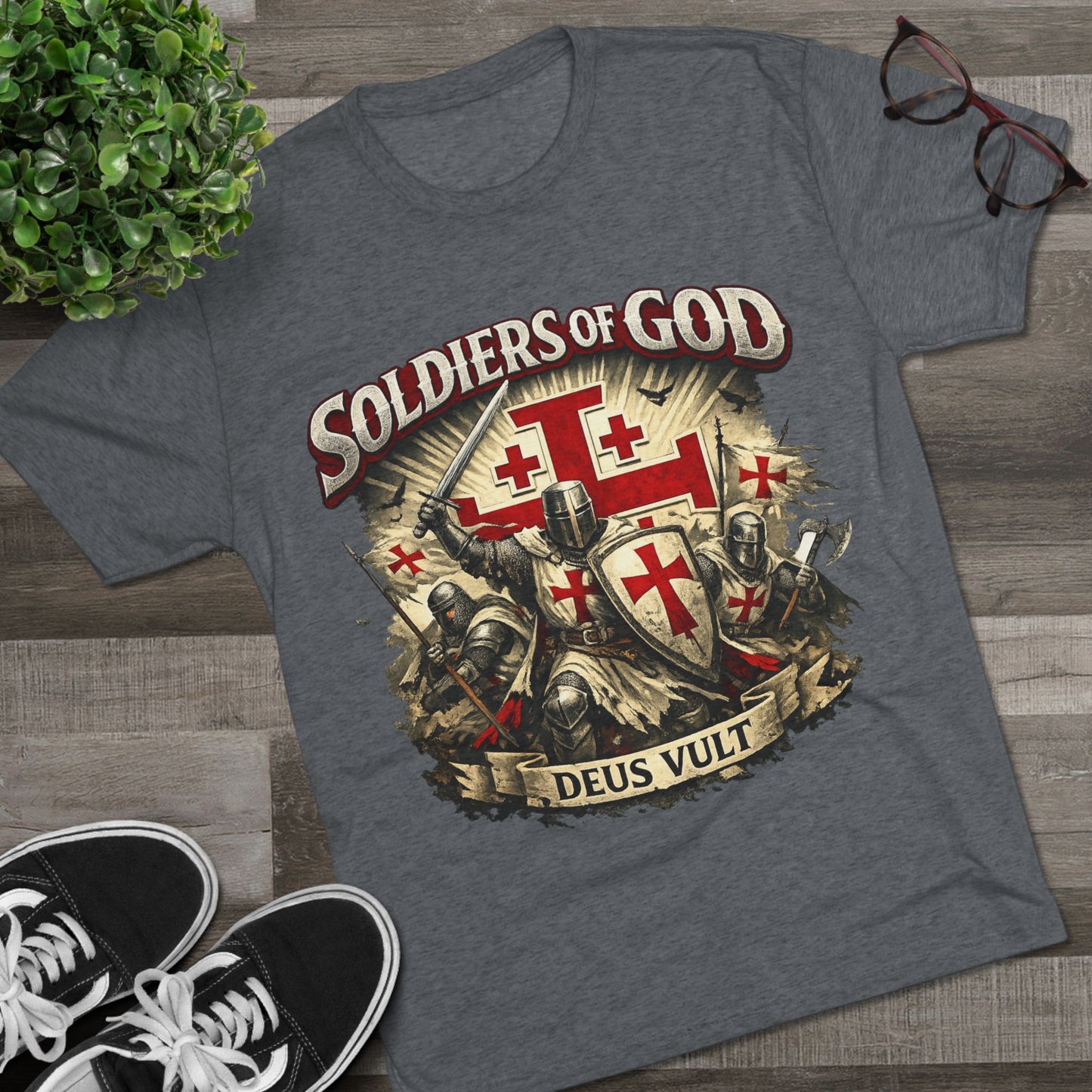 Templar Unisex Tri-Blend Crew Tee