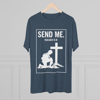 Send Me Unisex Tri-Blend Crew Tee