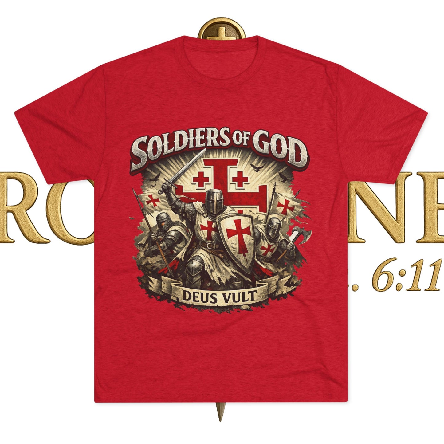 Templar Unisex Tri-Blend Crew Tee