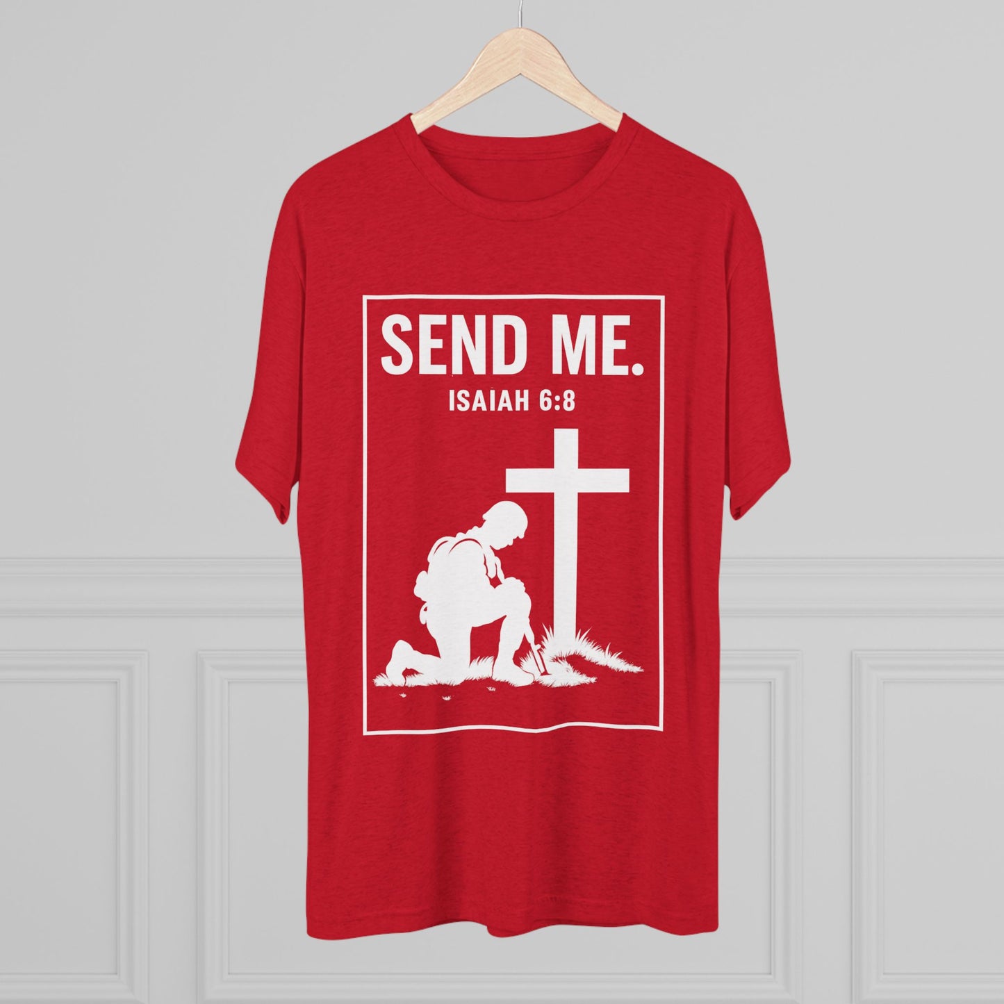 Send Me Unisex Tri-Blend Crew Tee