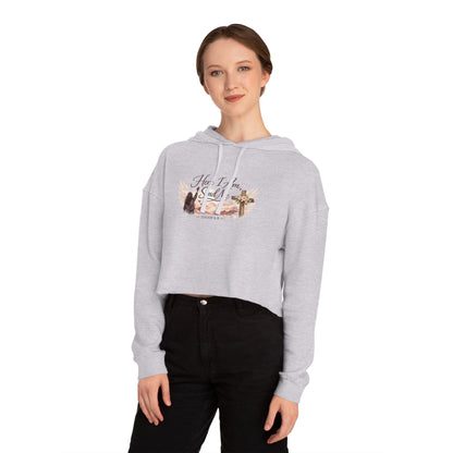 Send Me Women’s Cropped Hooded Sweatshirt